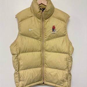Nike Tan Puffer Vest for Men